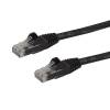 StarTech.com 6in CAT6 Ethernet Cable - Black CAT 6 Gigabit Ethernet Wire -650MHz 100W PoE RJ45 UTP Network Patch Cord S