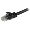 StarTech.com 1ft CAT6 Ethernet Cable - Black CAT 6 Gigabit Ethernet Wire -650MHz 100W PoE RJ45 UTP Network Patch Cord S