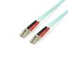 StarTech.com Fiber Optic Cable - 10 Gb Aqua - Multimode Duplex 50 125 - LSZH - LC LC - 2 m