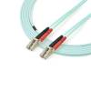 StarTech.com Fiber Optic Cable - 10 Gb Aqua - Multimode Duplex 50 125 - LSZH - LC LC - 2 m