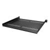 StarTech.com 1U Vented Server Rack Cabinet Shelf - 16in Deep Fixed Cantilever Tray - Rackmount Shelf for 19  AV Data Ne