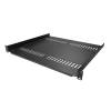 StarTech.com 1U Vented Server Rack Cabinet Shelf - 16in Deep Fixed Cantilever Tray - Rackmount Shelf for 19  AV Data Ne