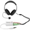 StarTech.com White headset adapter for headsets with separate headphone   microphone plugs - 3.5mm 4 position to 2x 3 p