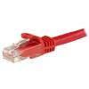 StarTech.com 3m CAT6 Ethernet Cable - Red CAT 6 Gigabit Ethernet Wire -650MHz 100W PoE RJ45 UTP Network Patch Cord Snag