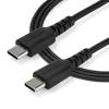 StarTech.com 2m USB C Charging Cable - Durable Fast Charge & Sync USB 3.1 Type C to USB C Laptop Charger Cord - TPE Jac