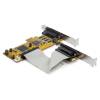 StarTech.com 8-Port PCI Express RS232 Serial Adapter Card - PCIe RS232 Serial Card - 16C1050 UART - Low Profile Serial 