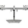 StarTech.com Dual Monitor Stand - Ergonomic Free Standing Dual Monitor Desktop Stand for two 24  VESA Mount Displays - 