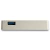 StarTech.com USB C to Gigabit Ethernet Adapter w USB A Port - White 1Gbps NIC USB 3.0 USB 3.1 Type C Network Adapter - 