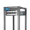 StarTech.com 18U 19  Open Frame Server Rack - 4 Post Adjustable Depth 22-40  Mobile - Free Standing Rolling Network Com