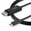 StarTech.com 6ft (2m) USB C to DisplayPort 1.4 Cable 8K 60Hz 4K - Bidirectional DP to USB-C or USB-C to DP Reversible V