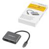 StarTech.com USB C Multiport Video Adapter - 4K 60Hz USB-C to HDMI 2.0 or DisplayPort 1.2 Monitor Adapter - USB Type-C 