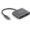 StarTech.com USB C Multiport Video Adapter - 4K 60Hz USB-C to HDMI 2.0 or Mini DisplayPort 1.2 Monitor Adapter - USB Ty
