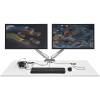 StarTech.com Desk Mount Dual Monitor Arm with USB & Audio - Desk Clamp VESA Mount for up to 32 inch Displays - 2x USB, 