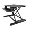 StarTech.com Sit Stand Desk Converter with Keyboard Tray - Large 35” x 21  Surface - Height Adjustable Ergonomic Desk