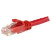 StarTech.com 1m CAT6 Ethernet Cable - Red CAT 6 Gigabit Ethernet Wire -650MHz 100W PoE RJ45 UTP Network Patch Cord Snag