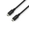 StarTech.com USB-C to USB-C Cable w  5A PD - M M - 6 ft. (1.8 m) - USB 3.0 (5Gbps) - USB-IF Certified