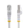 CABLE 1.8M DE RED CAT6A BLANCO  SNAGLESS POE 100W RJ45 