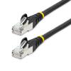 CABLE 1.8M DE RED CAT6A NEGRO  SNAGLESS POE 100W RJ45 