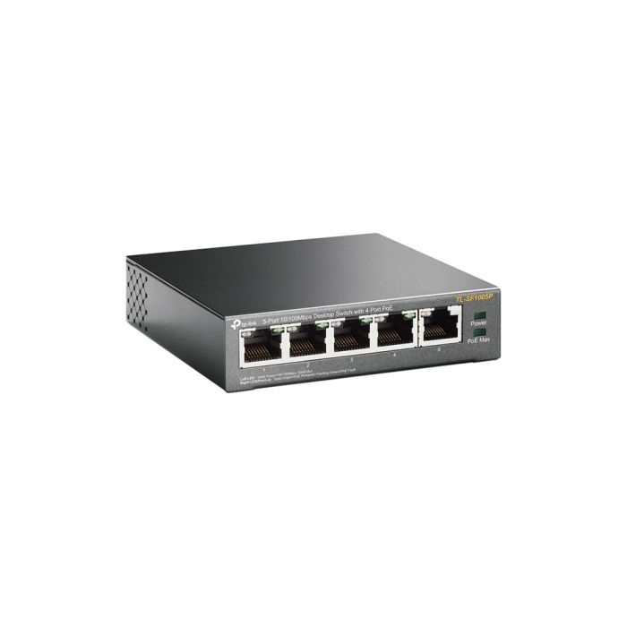 SWITCH DE ESCRITORIO DE 5 PTOS ETHERNET CON 4 PTOS POE SIN ADMI