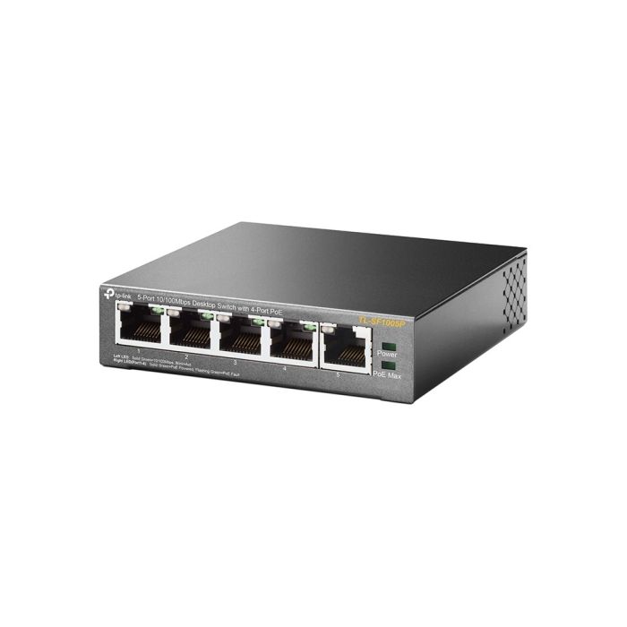 SWITCH DE ESCRITORIO DE 5 PTOS ETHERNET CON 4 PTOS POE SIN ADMI