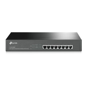 SWITCH GIGABIT DE 8 PTOS POE DE 124W PARA RACK 13IN.CAJA DE ACERO