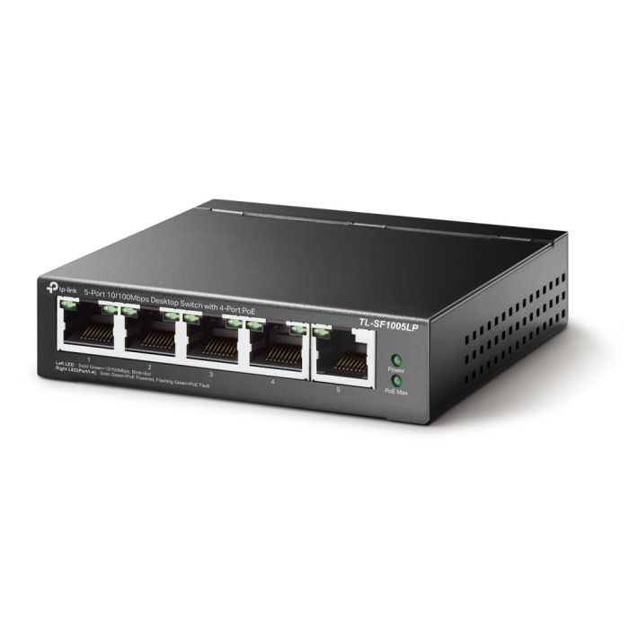 5-PORT 10 100 MBPS DESKTOP SWITCH WITH 4-PORT POE