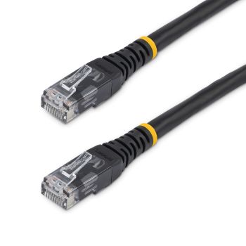 CABLE 91CM RED UTP RJ45 CAT6 ETHERNET GIGABIT MOLDEADO NEGRO