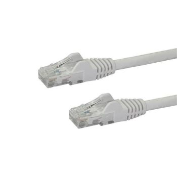 CABLE DE RED 0.5M BLANCO CAT6 ETHERNET GIGABIT SIN ENGANCHES
