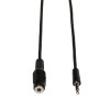 Tripp Lite 3.5mm Mini Stereo Audio Extension Cable for Speakers and Headphones (M F), 1.83 m