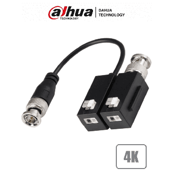 PAR DE TRANSCEPTORES DAHUA 4K-8MP  HDCVI TVI AHD CVBS(DH-PFM800B-4K) 2