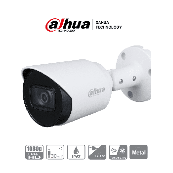 DAHUA TECHNOLOGY LITE HAC-HFW1200TN-0360B-S4 BALA (FORMA) CÁMARA DE SEGURIDAD CCTV INTERIOR Y EXTERIOR 1920 X 1080 PIXEL