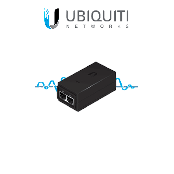 ADAPTADOR POE UBIQUITI DE 24 VDC, 0.5 A CON PUERTO GIGABIT, COMPATIBLE CON AIRGATEWAY