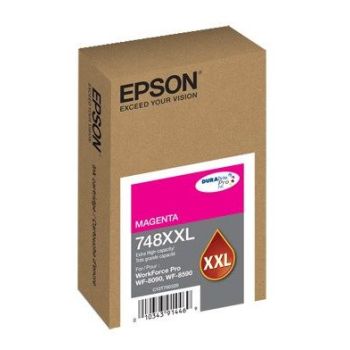 CARTUCHO EPSON T748XXL CAPACIDAD EXTRA ALTA WF-6090WF-6590 COLOR MAGENTA