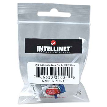 JACK INTELLINET CAT 5E DE IMPACTO(KEYSTONE) COLOR AZUL 2