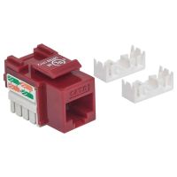JACK INTELLINET RJ45CAT6 KEYSTONE DE IMPACTO UTP COLOR ROJO