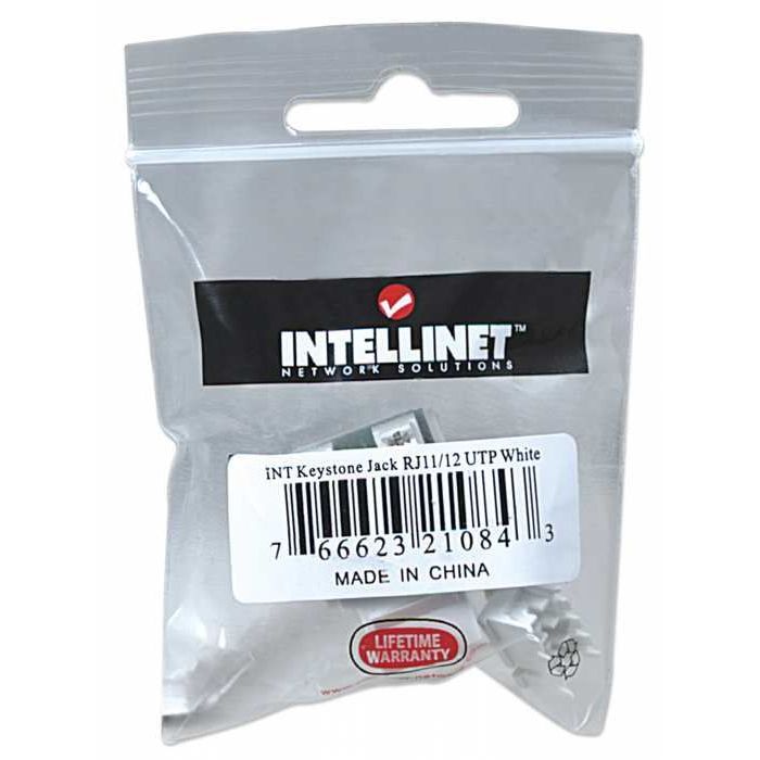 JACK INTELLINET RJ11RJ12 DE IMPACTO COLOR BLANCO