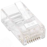 PLUG INTELLINET RJ45 CAT 5E UTP SÓLIDO 15 MICRAS BOTE C100 PZAS