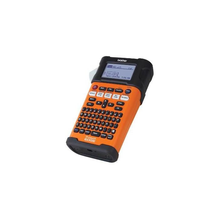 ROTULADOR INDUSTRIAL BROTHER P-TOUCH EDGE PT-E300 PROFESIONAL BATERÍA RECARGABLE TRANSFERENCIA TÉRMICA LAMINADA