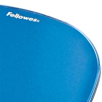 MOUSE PAD FELLOWES CON REPOSAMUÑECAS DE GEL CRYSTAL COLOR AZUL