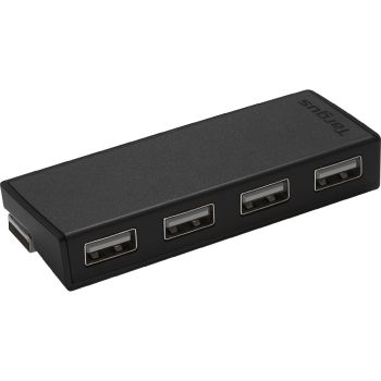 CONCENTRADOR USB TARGUS DE 4 PUERTOS 2.0 COLOR NEGRO