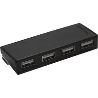 CONCENTRADOR USB TARGUS DE 4 PUERTOS 2.0 COLOR NEGRO