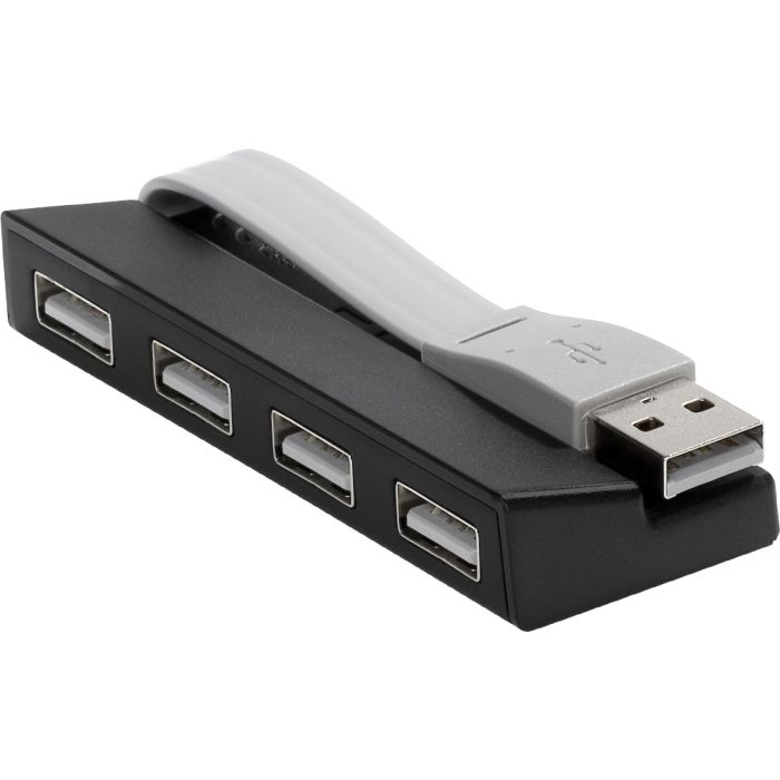 CONCENTRADOR USB TARGUS DE 4 PUERTOS 2.0 COLOR NEGRO