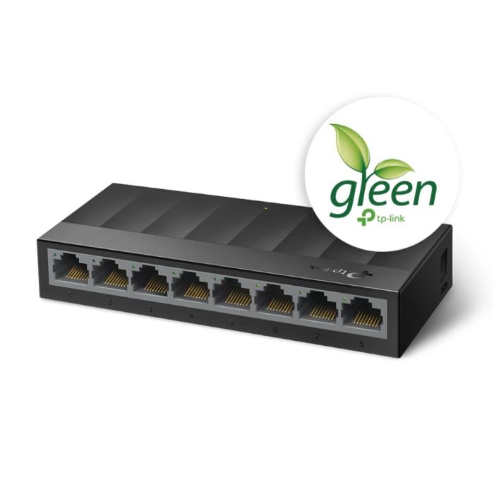TP-LINK LS1008G SWITCH NO ADMINISTRADO GIGABIT ETHERNET (101001000) NEGRO
