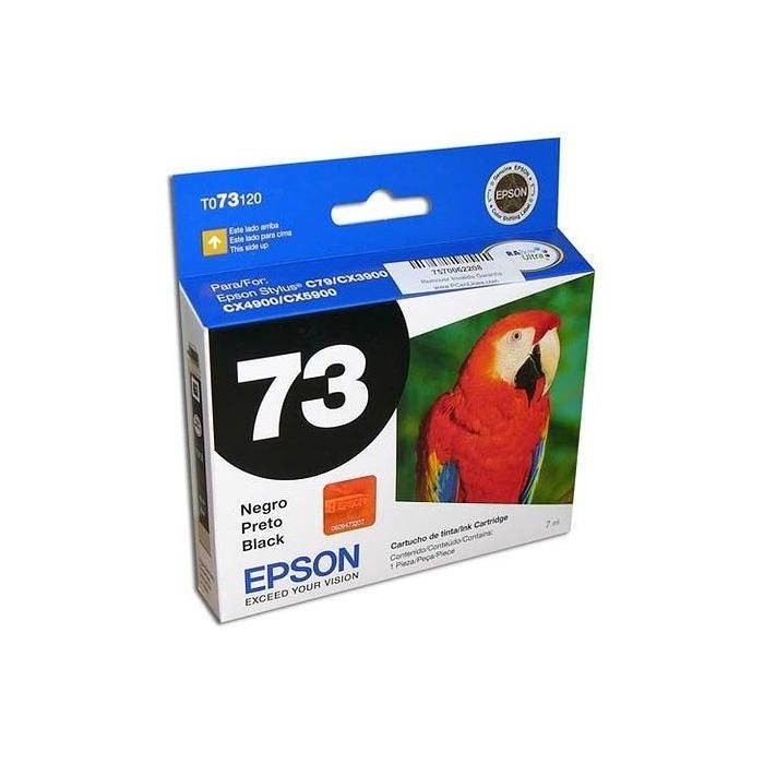 EPSON T073120 BLACK INK CARTRIDGE CARTUCHO DE TINTA ORIGINAL NEGRO