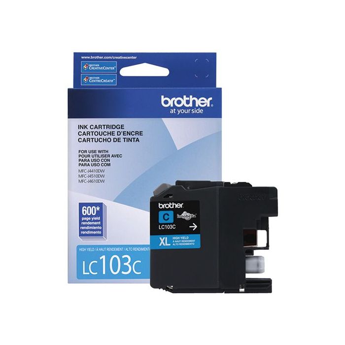 BROTHER LC103C CARTUCHO DE TINTA 1 PIEZA(S) ORIGINAL ALTO RENDIMIENTO (XL) CIAN