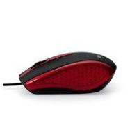 MOUSE ÓPTICO VERBATIM CON CABLE COLOR NEGRO-ROJO