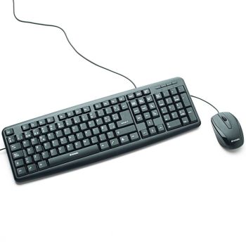 TECLADO Y MOUSE VERBATIM USB - NEGRO