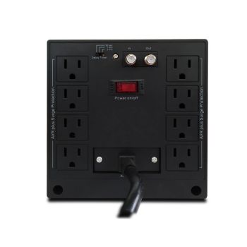 CDP R-AVR3008 - REGULADOR  3000VA  1500 W ESPECIAL PARA MOTORES  9 TERMINALES DE SALIDA  1 TERMINAL DE SALIDA NEMA5-20R  2