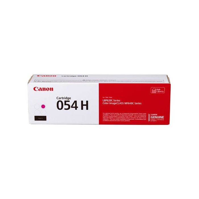 TONER CANON CARTRIDGE 054H 2300 PÁGINAS COLOR MAGENTA