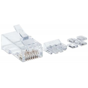 PLUG INTELLINET RJ45 CAT6A MULTIFILAR UTP ORO 15 MICRAS BOTE C80 PZAS 2